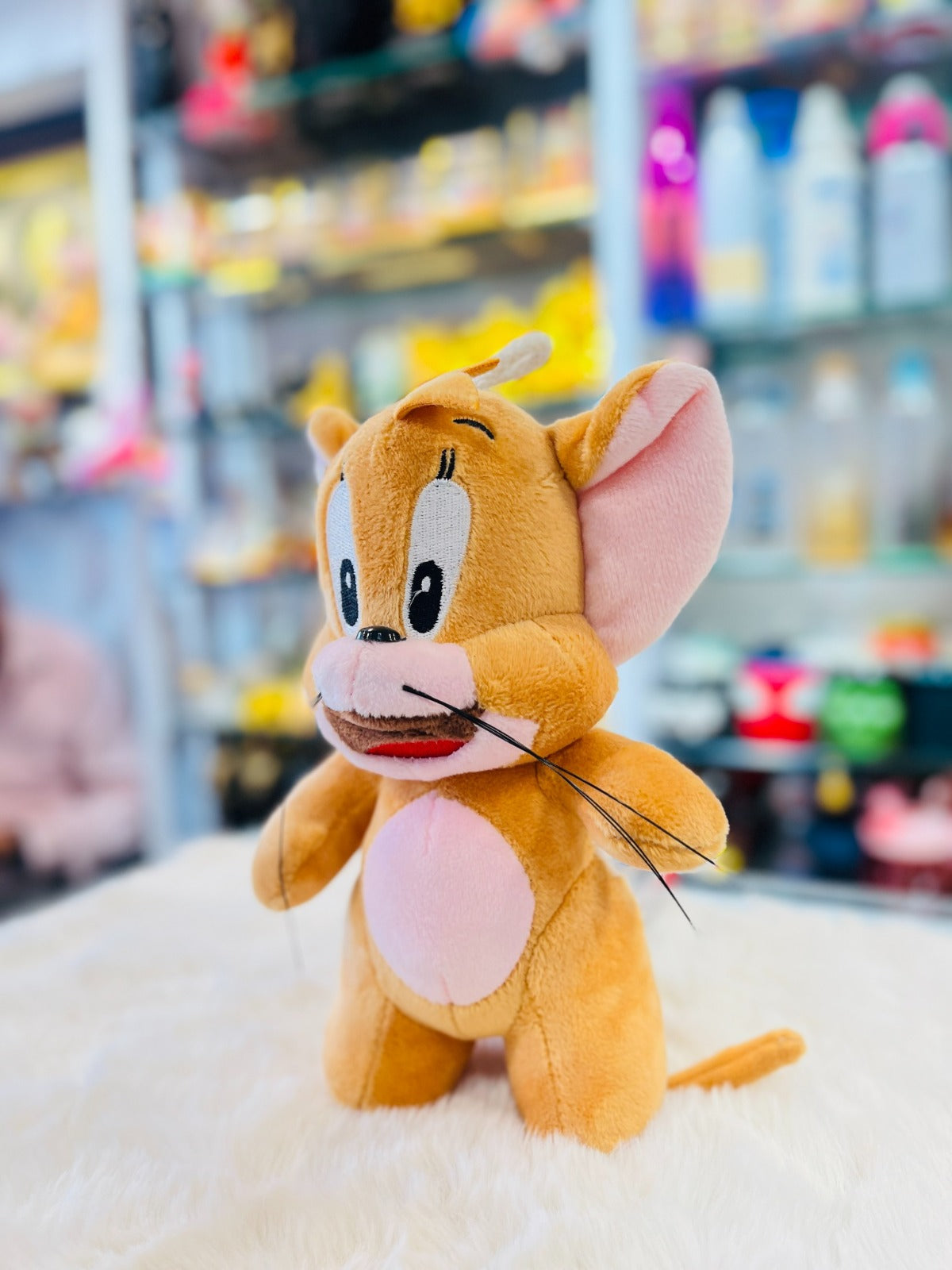Cute Brown Mouse Plush Toy – Soft Stuffed Toy for Kids & Gifting 🐭