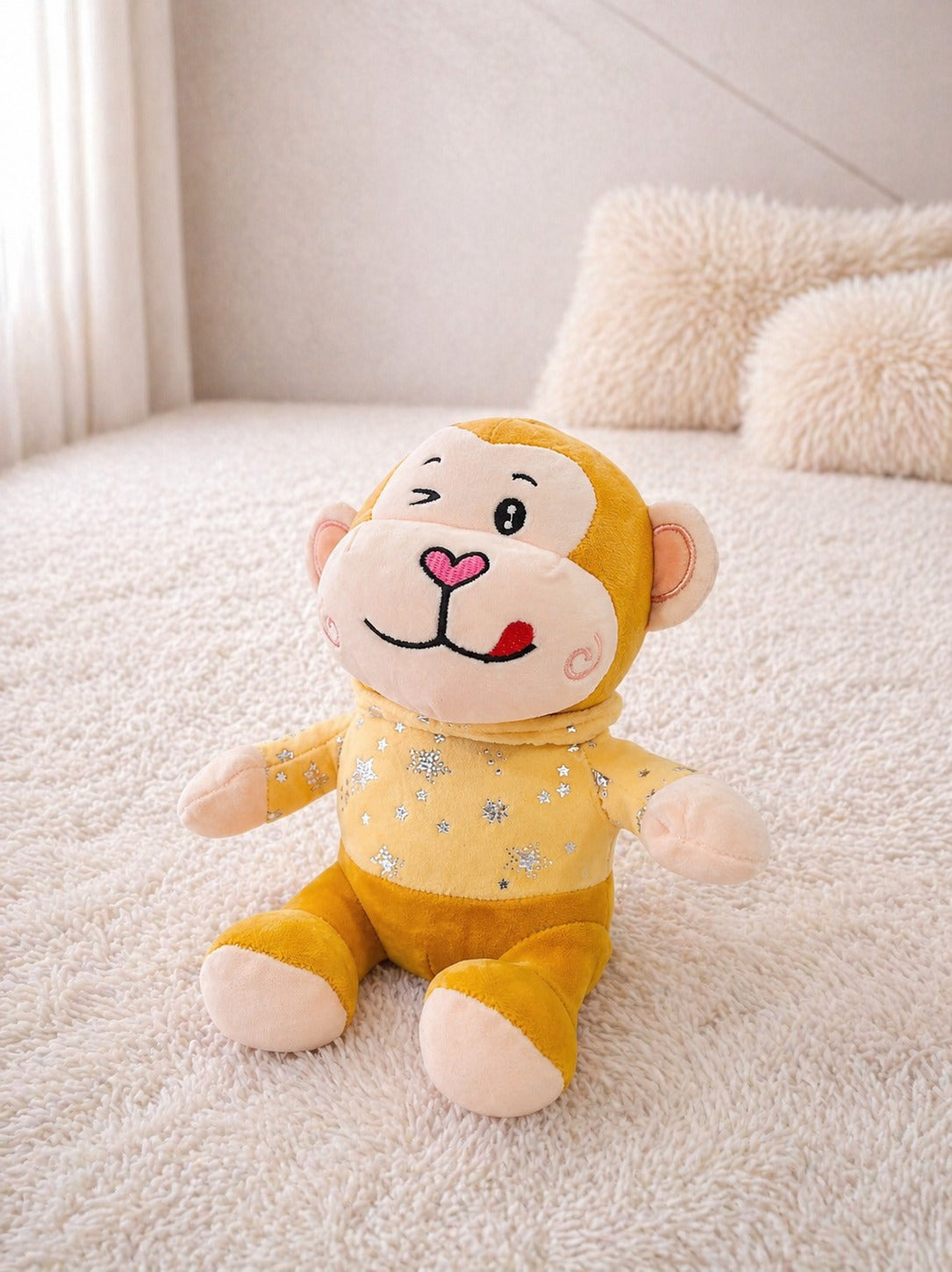 Cute Monkey Plush Toy – Soft Stuffed Toy for Kids & Gifting 🐵