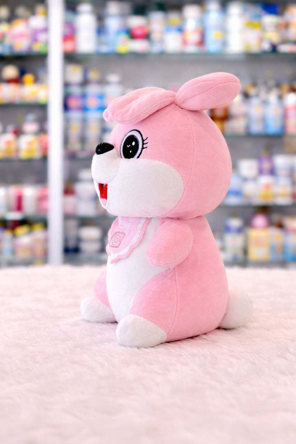 *Premium Velvet Plush Bunny Doll with Embroidery – Designer Gift & Festive Decor*