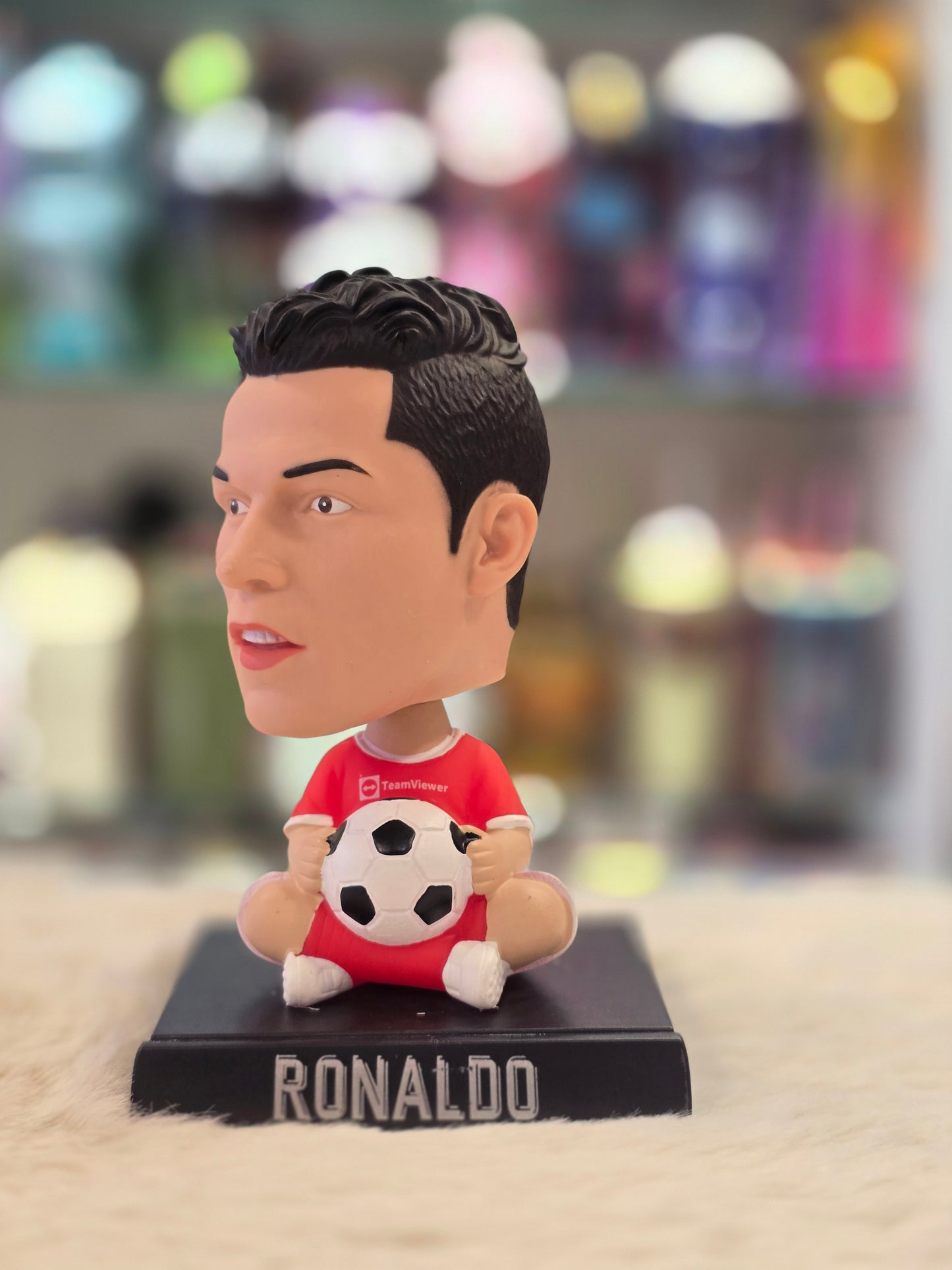 Ronaldo Bobblehead with Mobile Holder