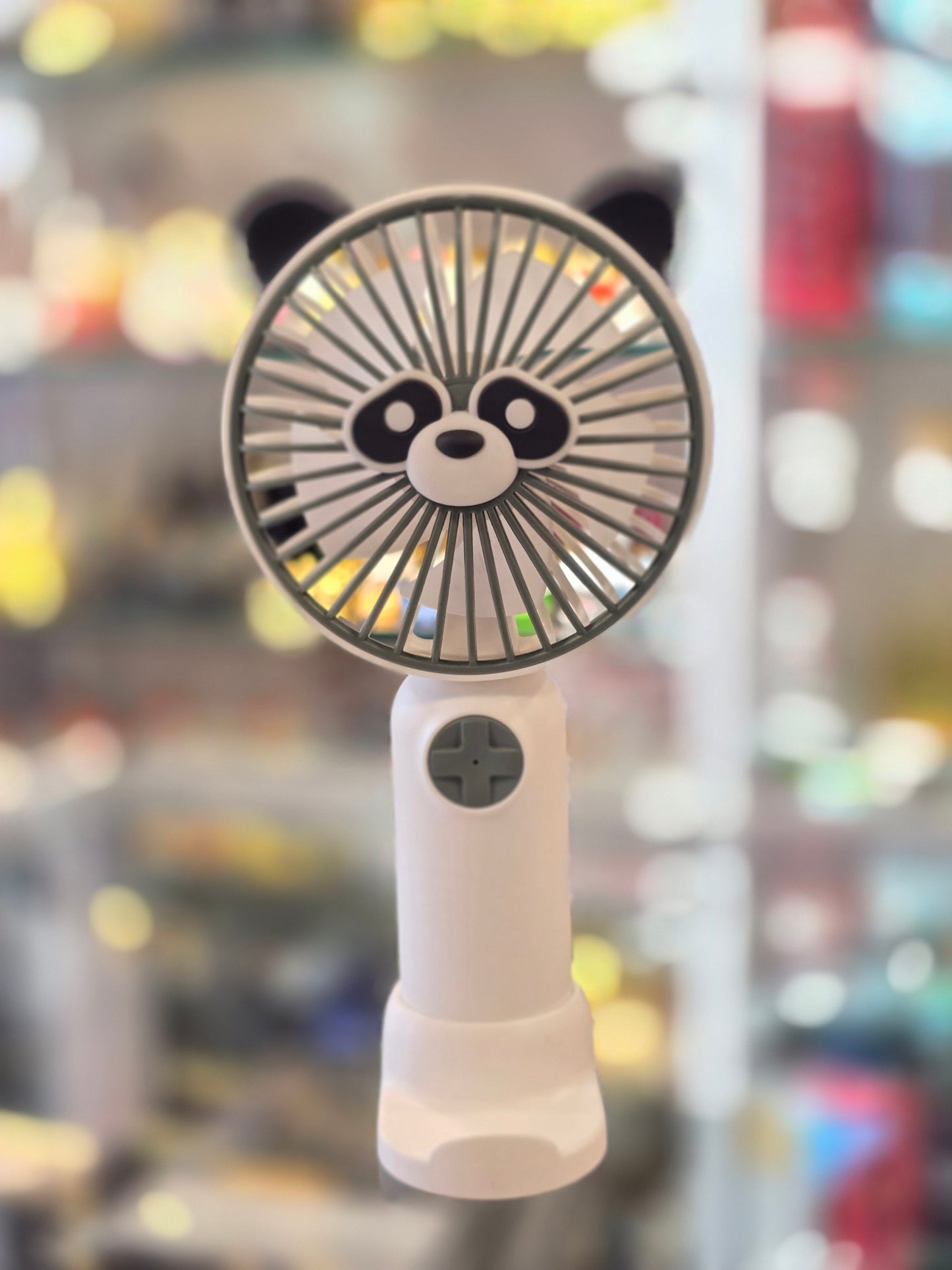 Cute Handheld Rechargeable Fan with Mobile Stand