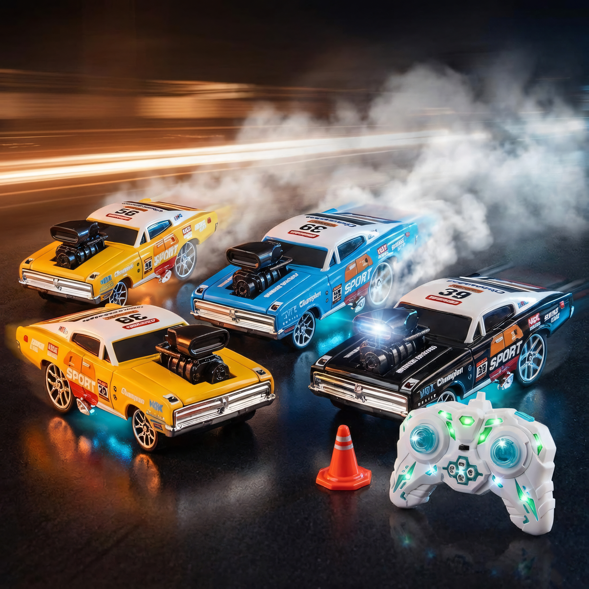 Alloy RC Metal Drift car 1:64