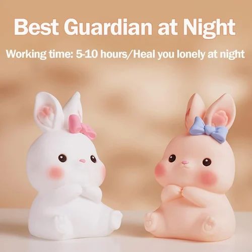 Cute Bunny Silicon Lamp