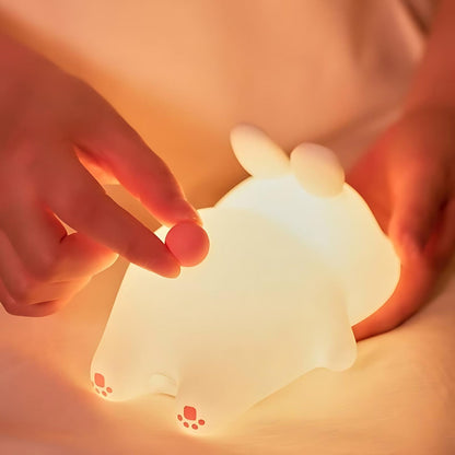 Sleeping Bunny Silicon Lamp