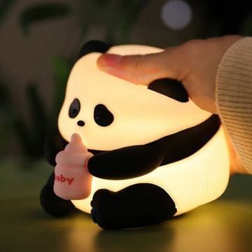 Cute Panda Sipper Silicon Lamp