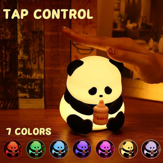 Cute Panda Sipper Silicon Lamp