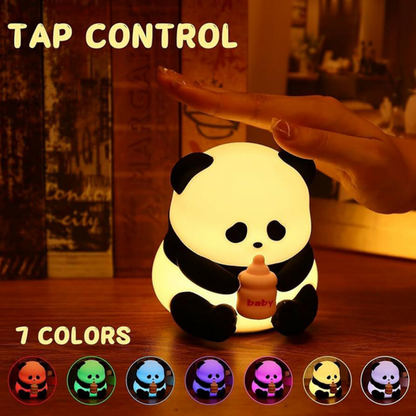 Cute Panda Sipper Silicon Lamp