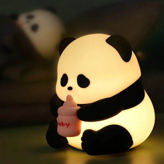 Cute Panda Sipper Silicon Lamp