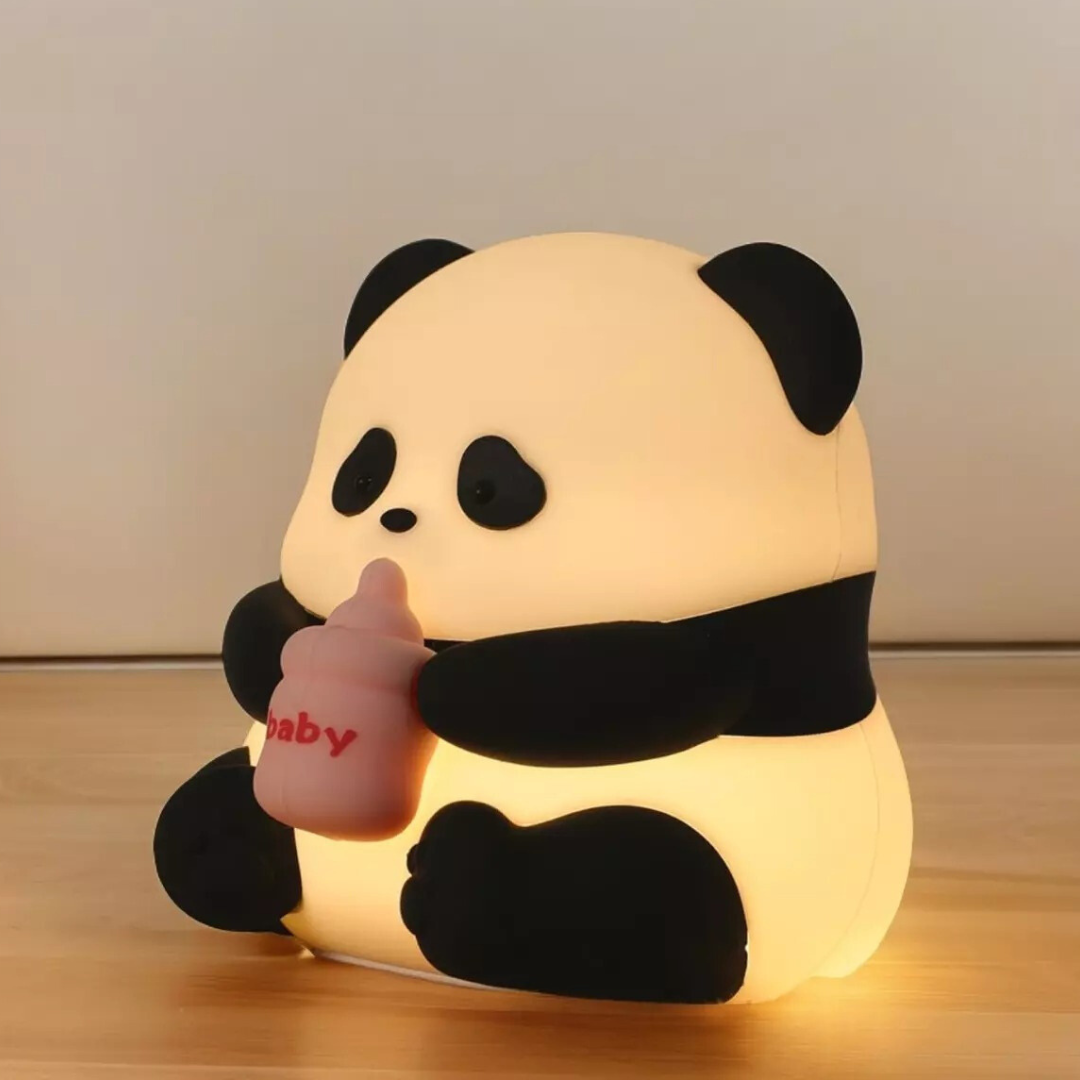 Cute Panda Sipper Silicon Lamp