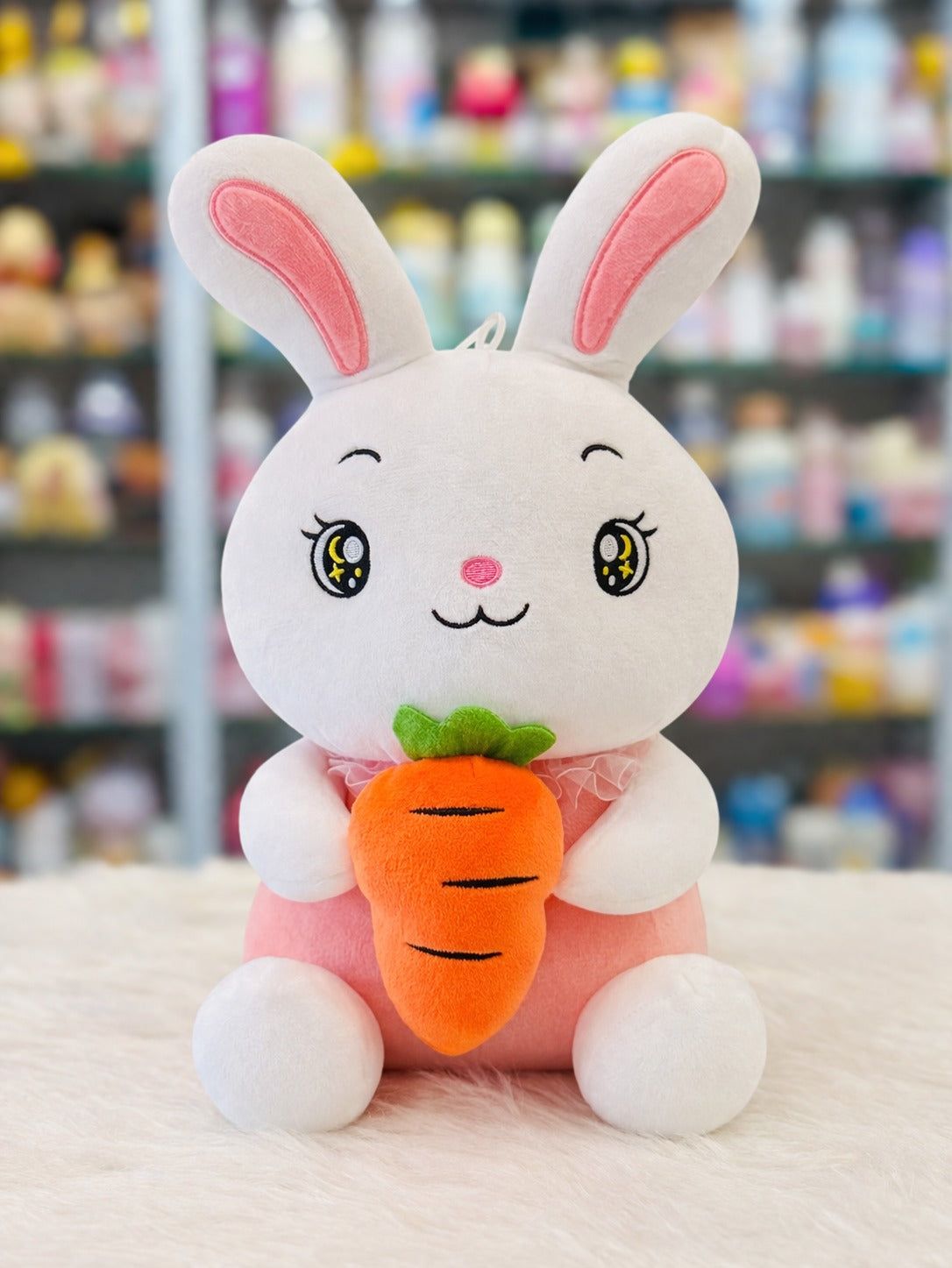 Premium Velvet Plush Bunny Toy with Embroidery – Designer Gift & Festive Decor