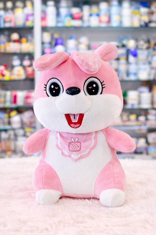 *Premium Velvet Plush Bunny Doll with Embroidery – Designer Gift & Festive Decor*