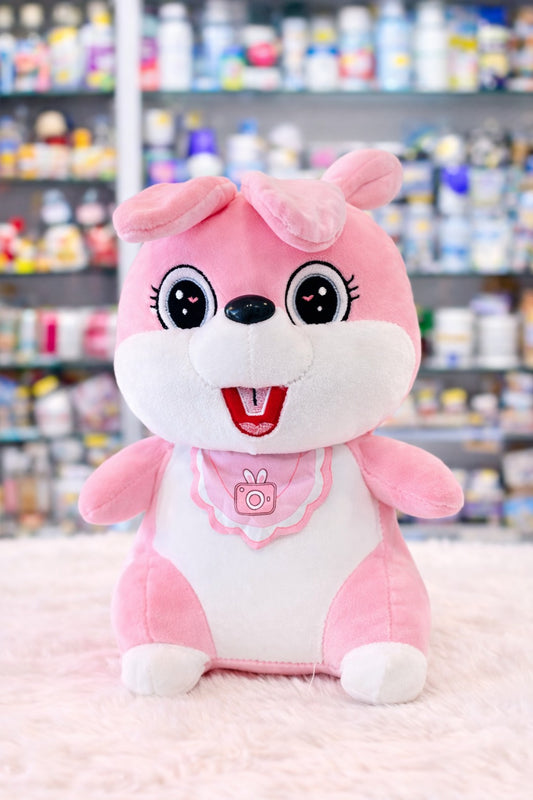*Premium Velvet Plush Bunny Doll with Embroidery – Designer Gift & Festive Decor*