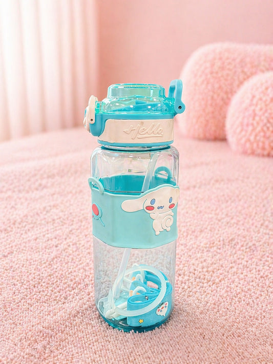 Cute Bear Kids Sports Sipper Water Bottle with Filter – Leakproof, Durable & Portable Bottle for Daily Use