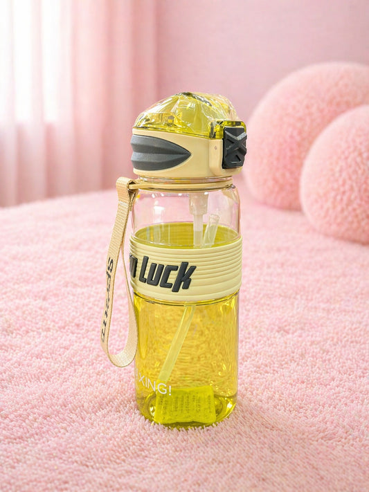 Sports Sipper Water Bottle with Straw & Strap – Leakproof, Durable & Portable Bottle for Daily Use