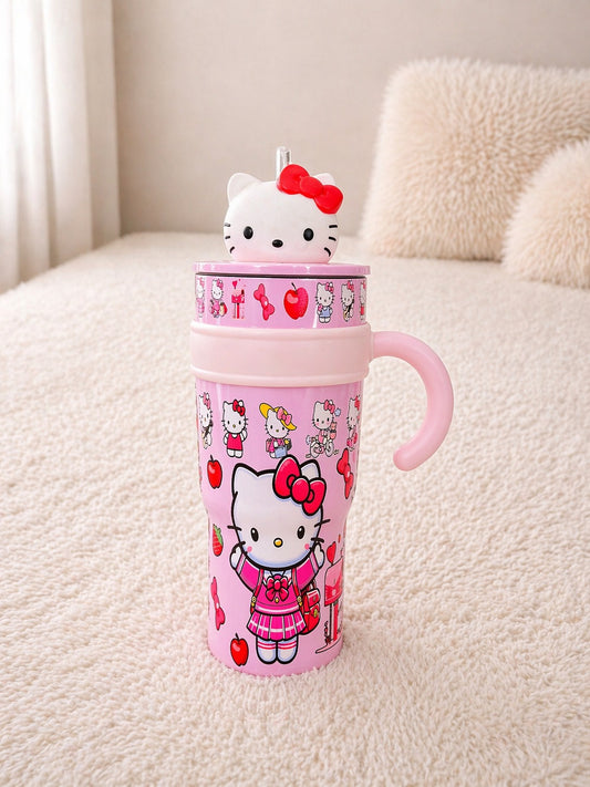Hello Kitty Kids Tumbler – Premium Cute Cartoon Sipper