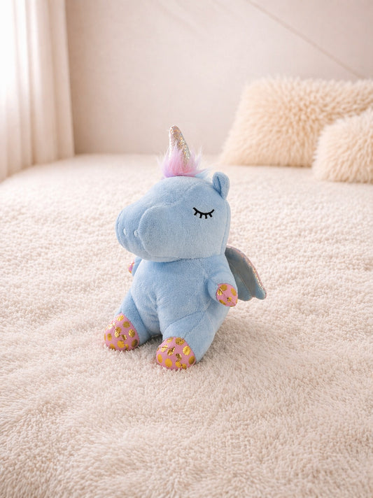 Cute Blue Unicorn Plush Toy – Soft Stuffed Toy for Kids & Gifting 💙🦄