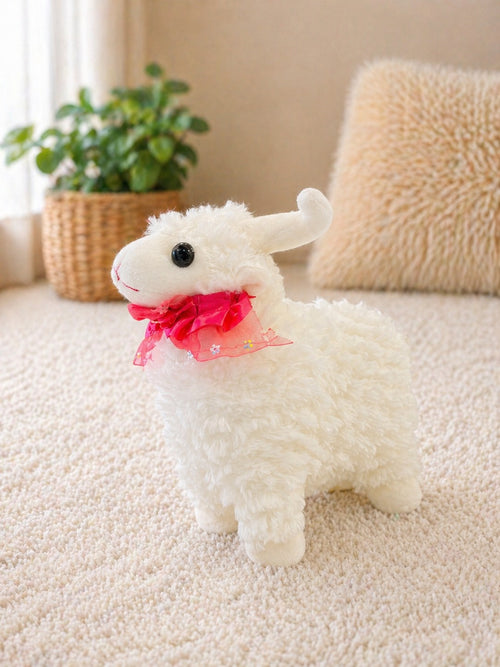 Cute Lamb Plush Toy – Soft Stuffed Toy for Kids & Gifting 🐑