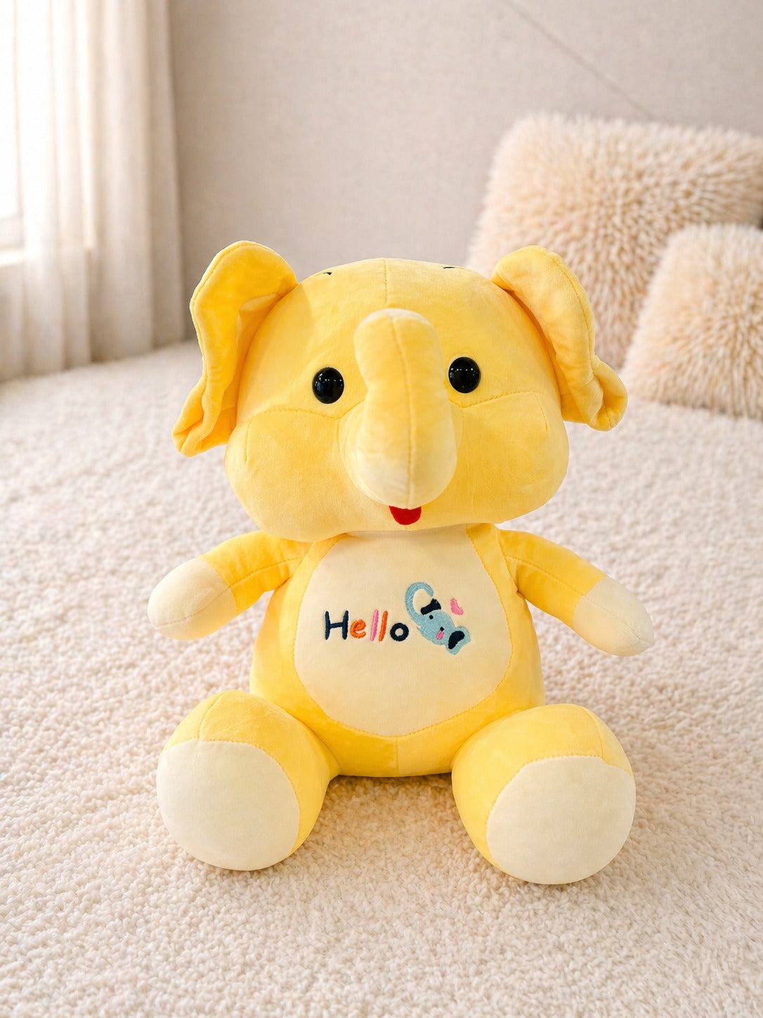 Cute Elephant Plush Toy – Soft Stuffed Toy for Kids & Gifting 🐘