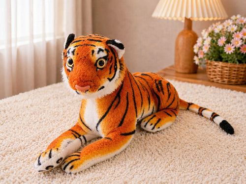 Cute Tiger Plush Toy – Soft Stuffed Toy for Kids & Gifting 🐯🧡