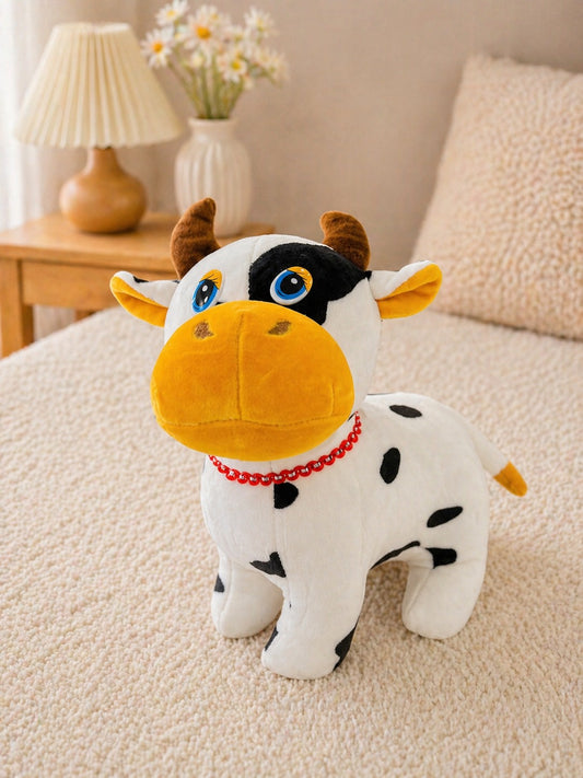 Cute Cow Plush Toy – Soft Stuffed Toy for Kids & Gifting 🐮🤍