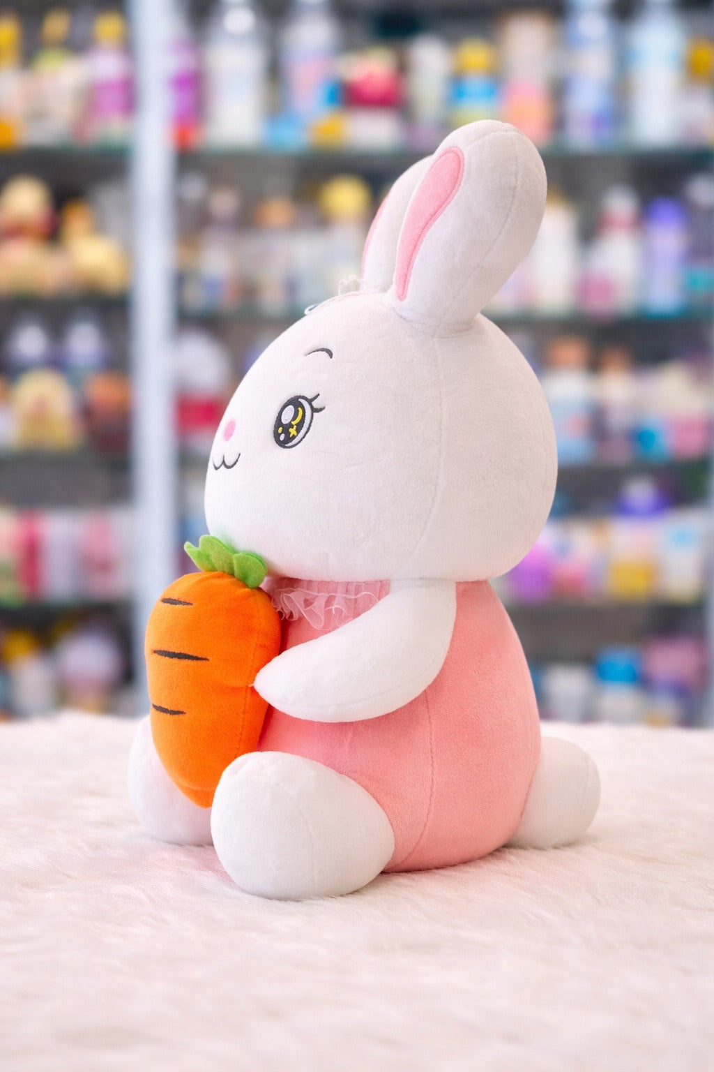 Premium Velvet Plush Bunny Toy with Embroidery – Designer Gift & Festive Decor