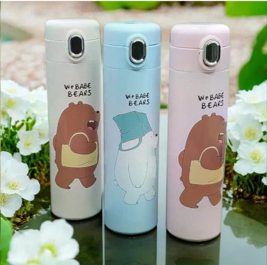 Délumeo™ X We Bare Bears™ Cute Stainless Steel Thermos Bottle – 500ml