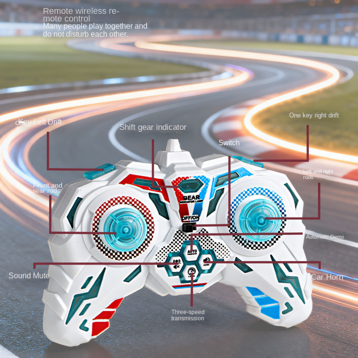 Alloy RC Metal Drift car 1:64