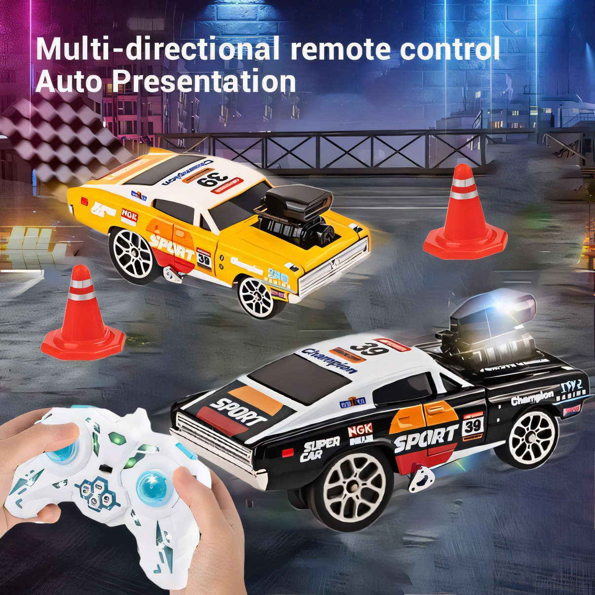 Alloy RC Metal Drift car 1:64