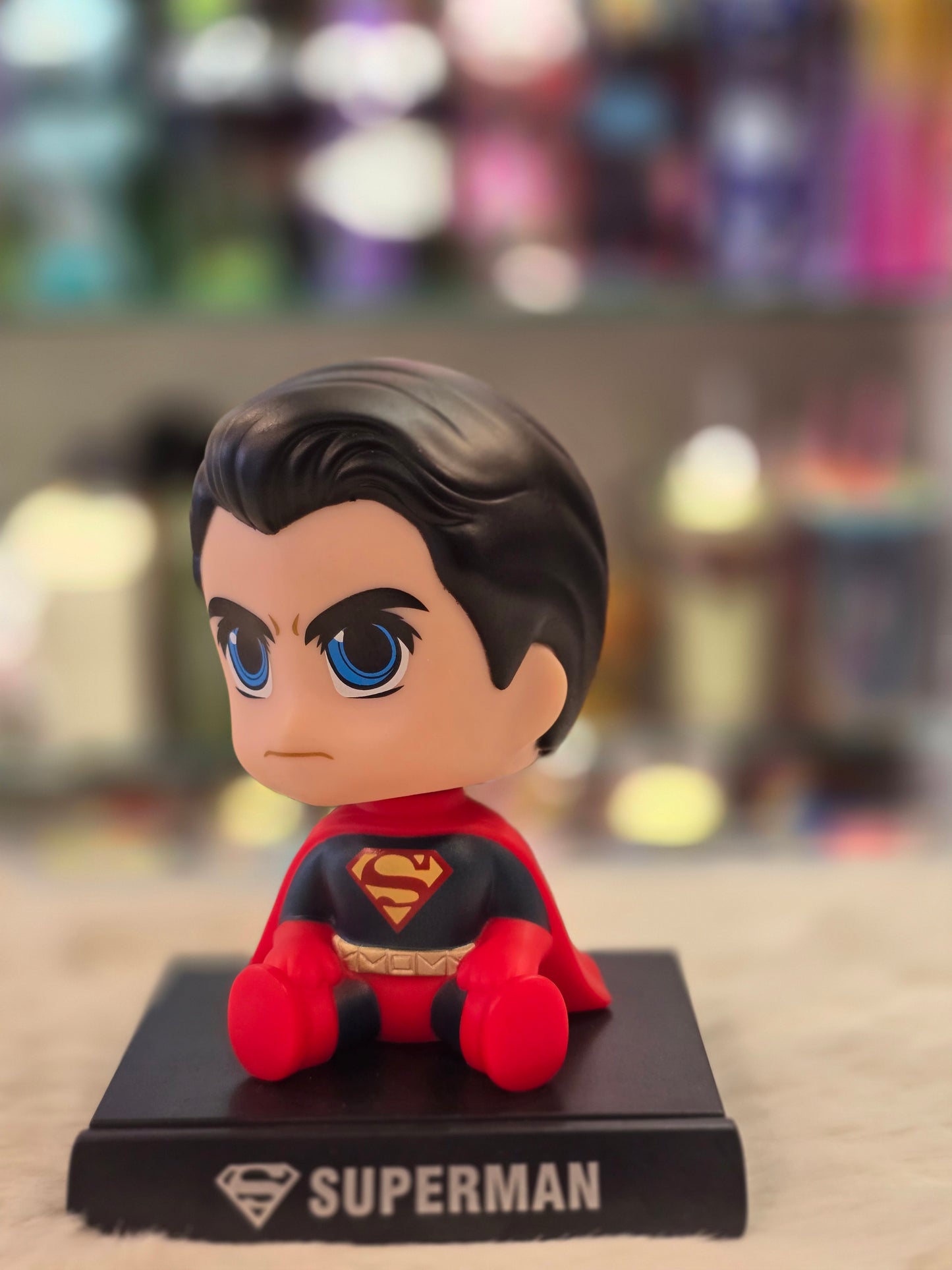 Superman Bobblehead with Mobile Holder