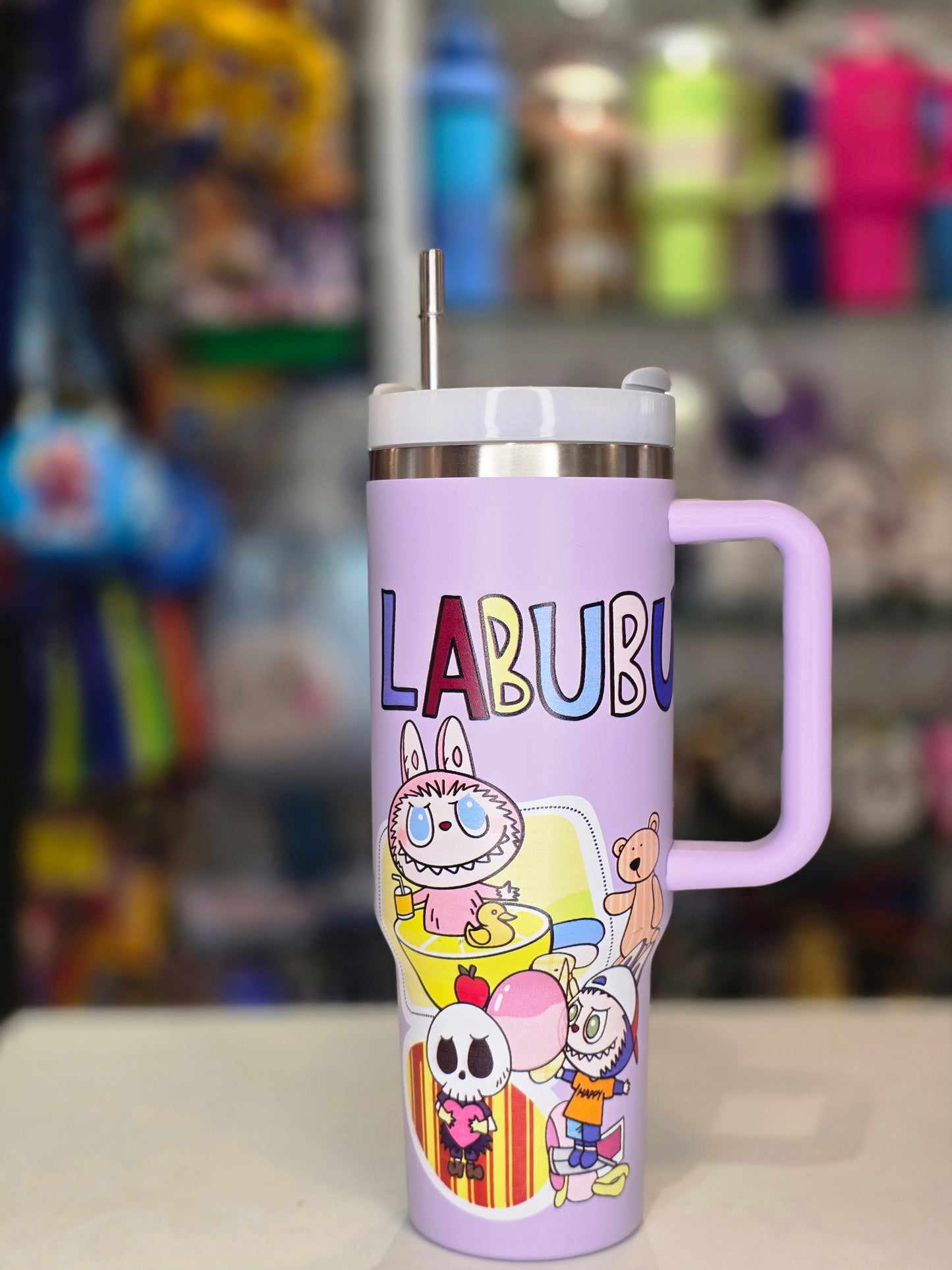 Labubu Stanley style tumbler