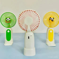 Cute Panda USB Rechargeable  Fan with Mobile Stand