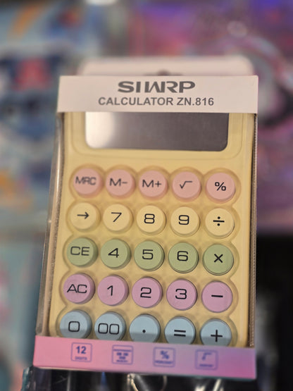Cute Kawaii Pastel Desktop Calculator