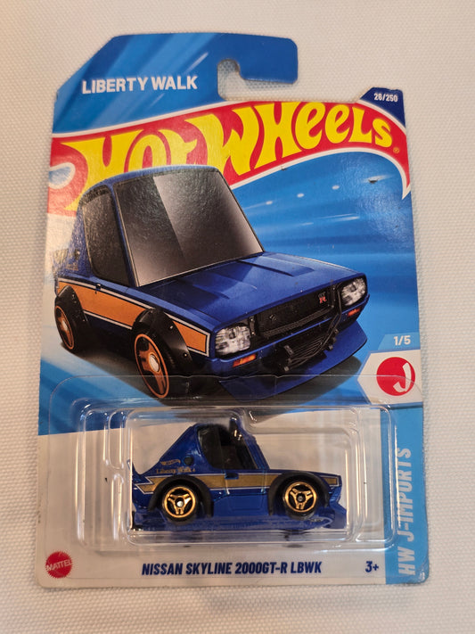 Hotwheels Imported Nissan Skyline 2000GT-R LBWK