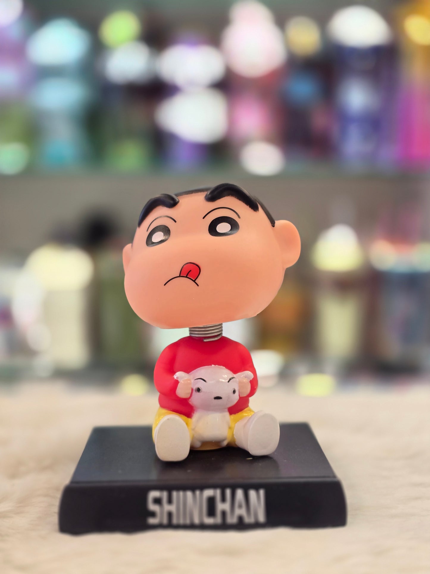 Shinchan Bobblehead with Mobile Holder