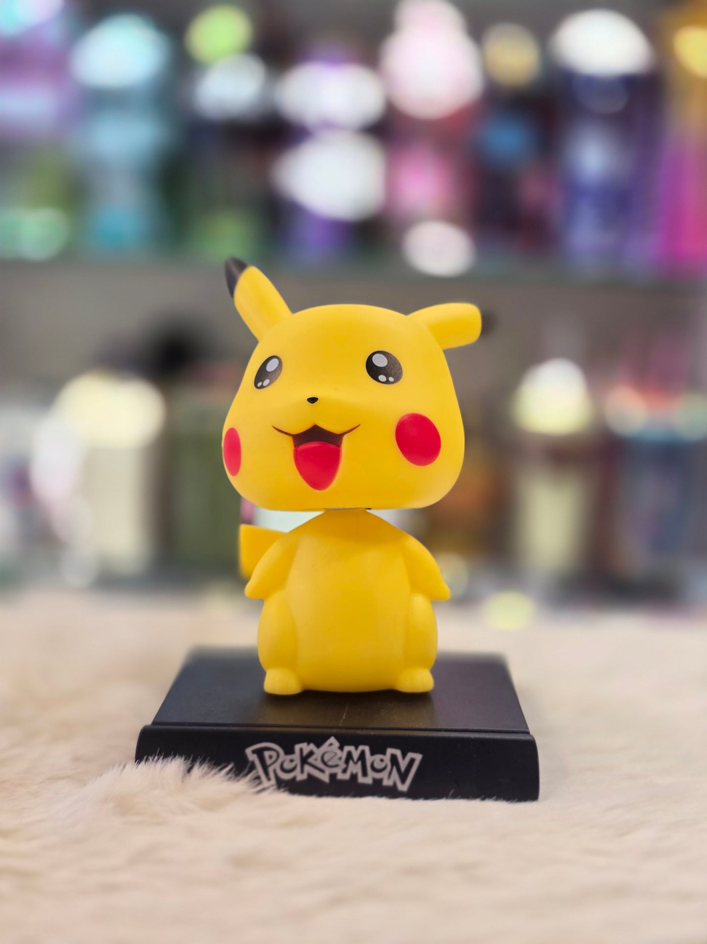 Pikachu Bobblehead with Mobile Holder