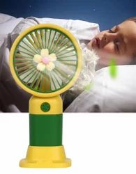 Cute Mini Rechargeable Fan with Mobile Stand