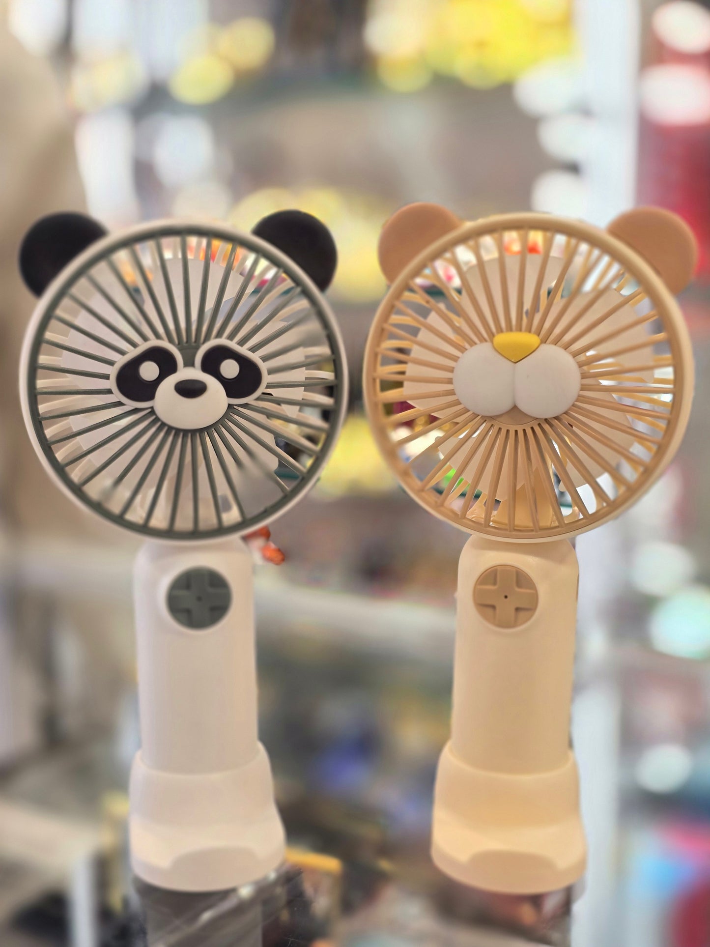 Cute Handheld Rechargeable Fan with Mobile Stand