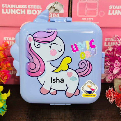 Cute Unicorn Bento Lunch Box Kids