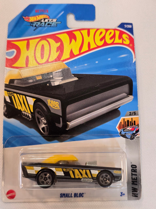 Hotwheels Imported Small Bloc Taxi - Metro Edition
