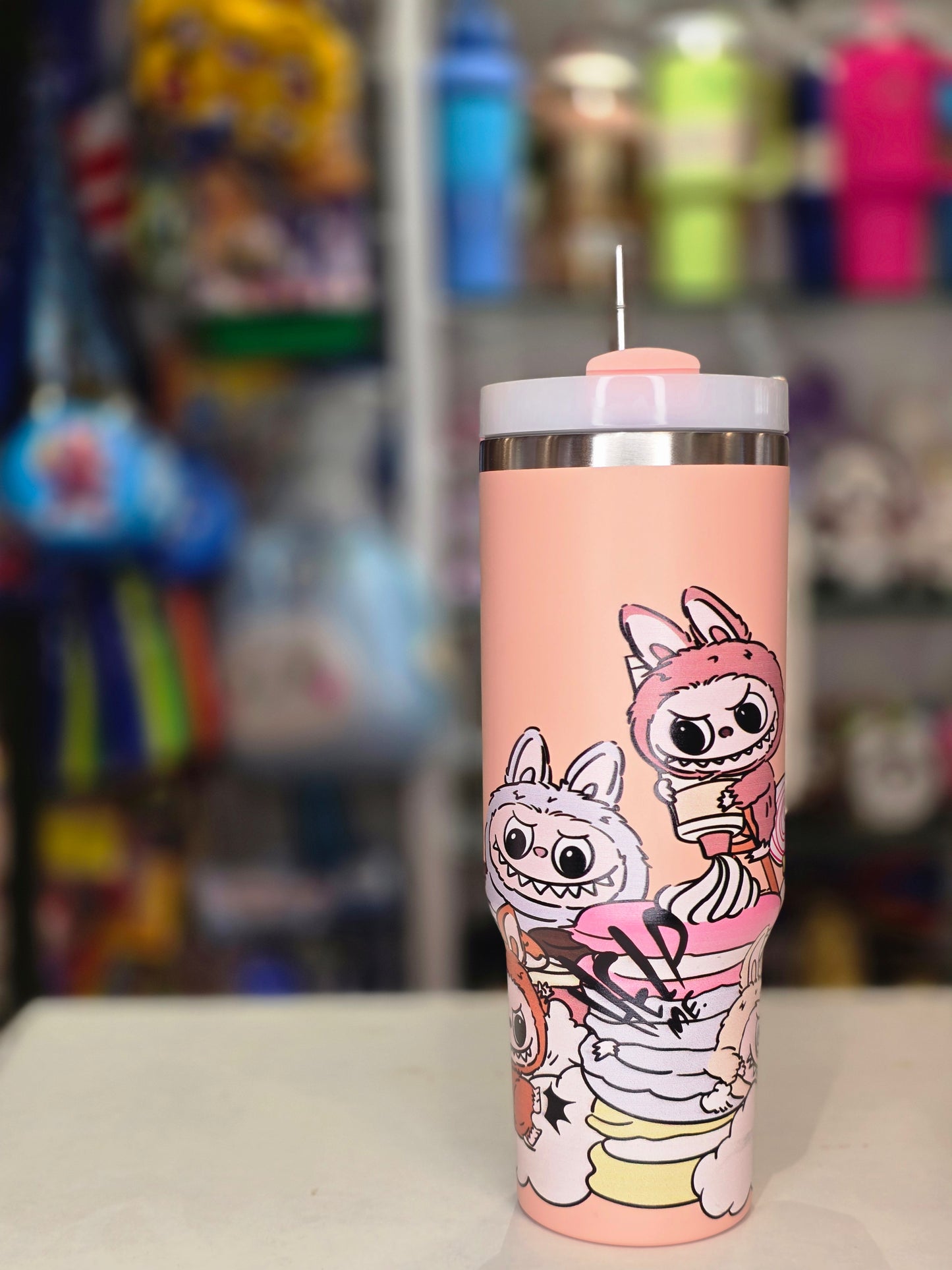 Labubu Stanley style tumbler