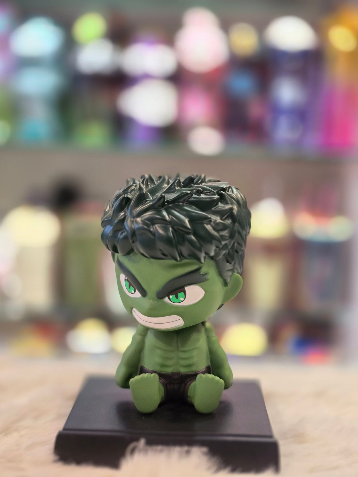 Hulk Bobblehead with Mobile Holder