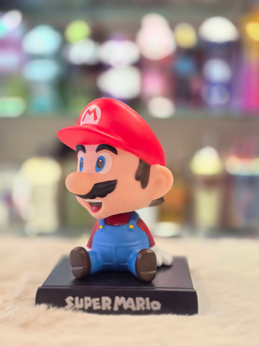 Mario Bobblehead with Mobile Holder