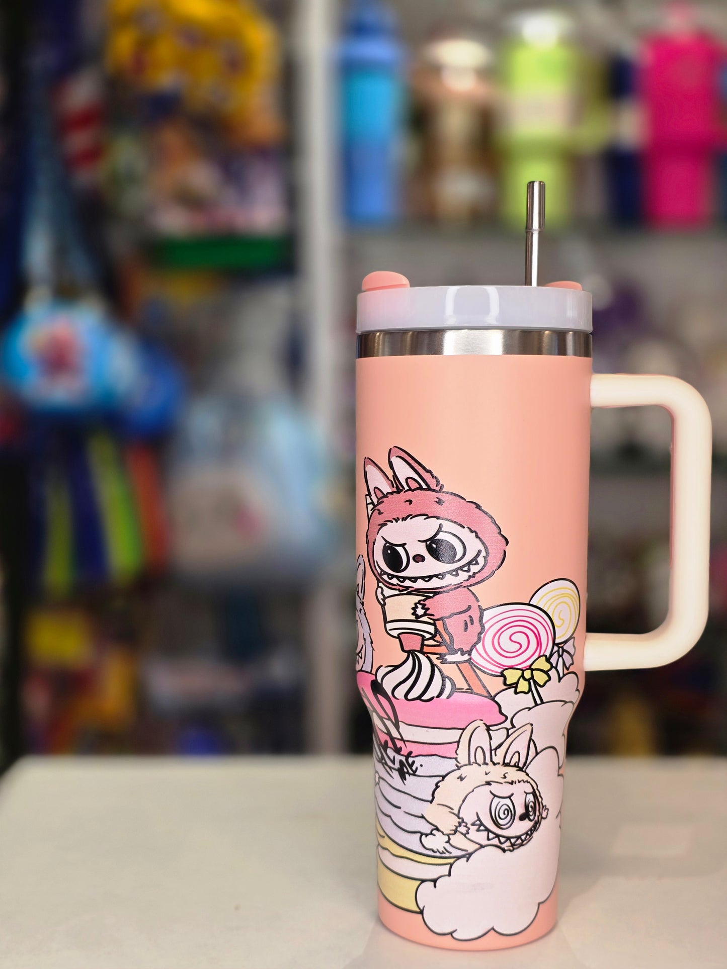 Labubu Stanley style tumbler